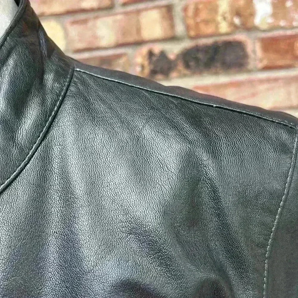 Vintage Helline Germany 100% Leather Women’s Motorcycle Biker Jacket EUR sz 40 - Picture 15 of 15